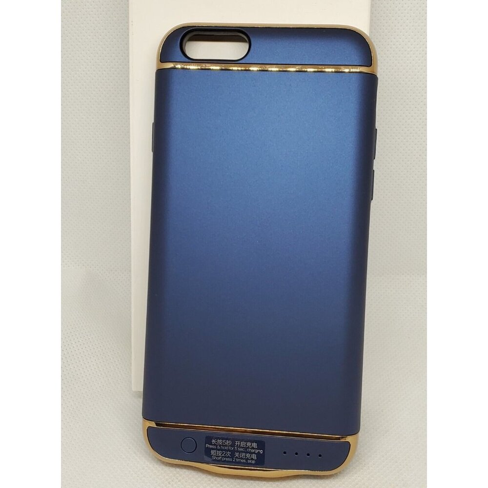 iPhone 6/6s Joyroom Charging Case – 2300mAh Battery with Blue & Gold Trim, Slim